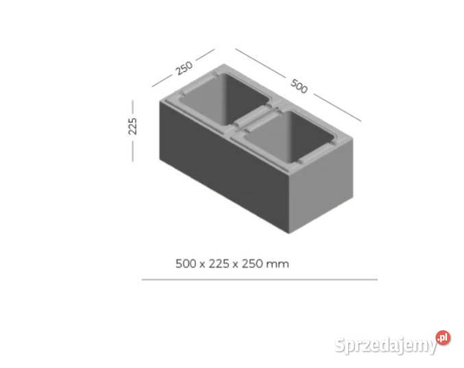 Pustak Ogrodzeniowy Long Line 50x25x225 Biały