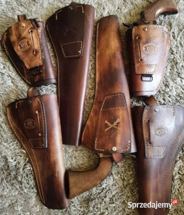 Pochwa kabura skórzana do rewolwer 2535cala świętokrzyskie Busko-Zdrój sprzedam