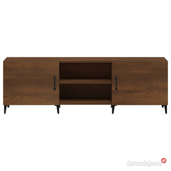 Szafka TV brązowy dąb 150x30x50 materiał Warszawa