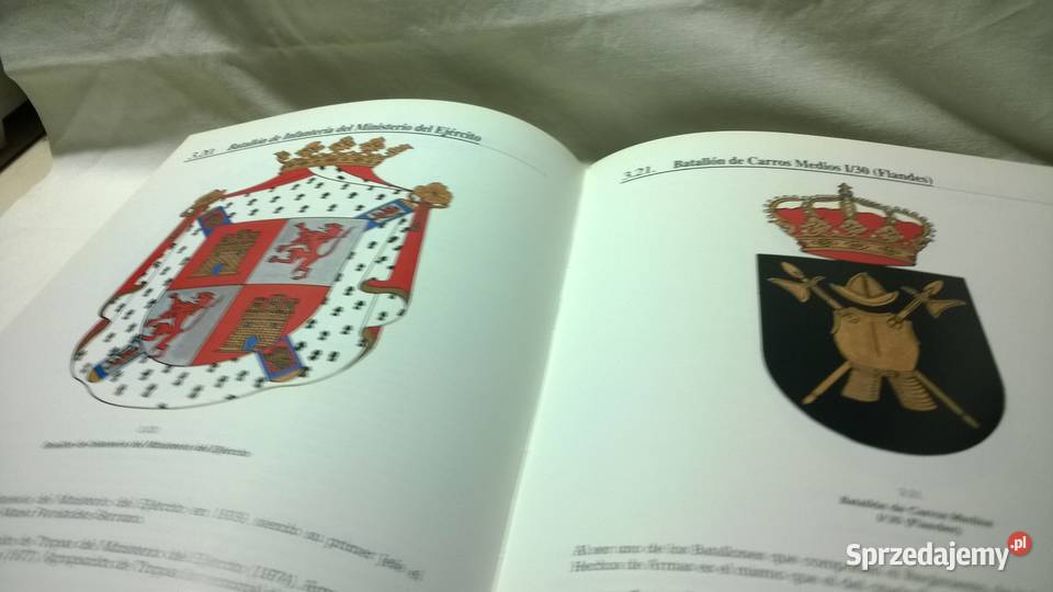 Książka CASTANO CANTERO HERBY ARMII HISZPAŃSKIEJ Warszawa