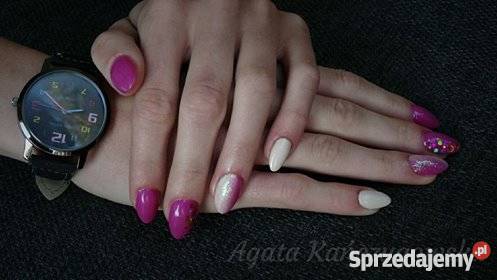 Stylizacja paznokci hybryda żele zdobienia śląskie Konin