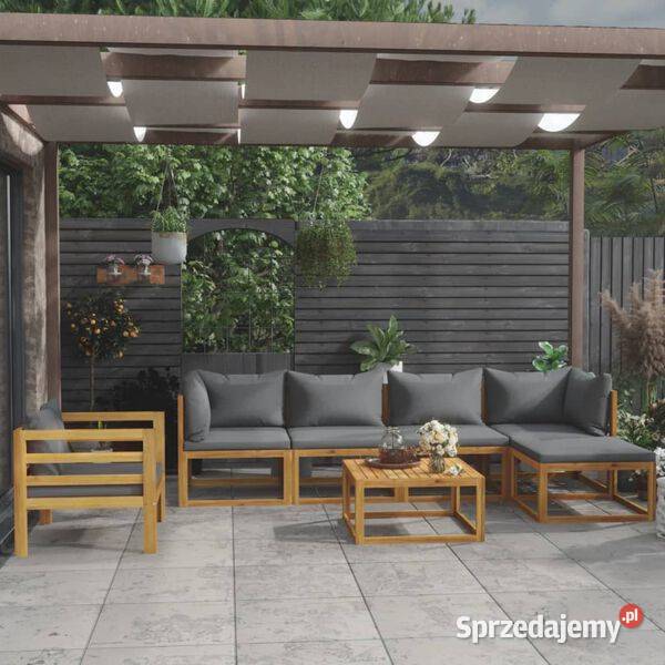 vidaXL 7cz zestaw wypoczynkowy do ogrodu