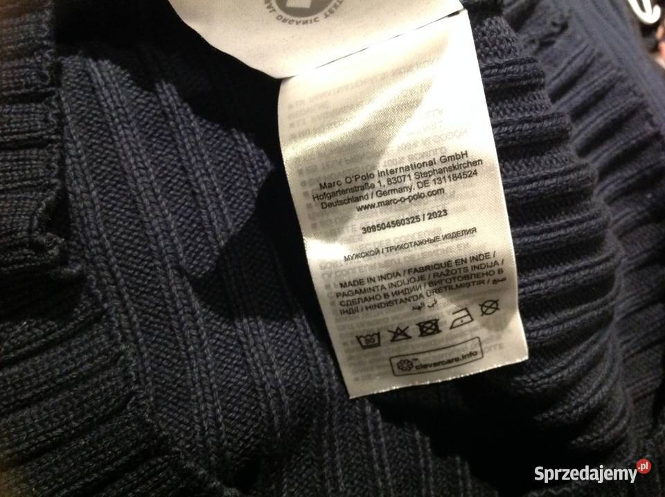 Sweter Golf Damski Marc O Polo M Granatowy NOWY niebieski Swetry i golfy Nowa Sól
