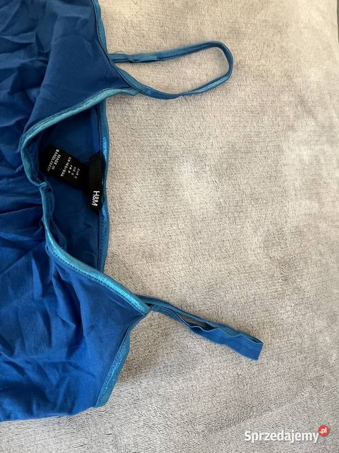 Bluzka koszulka top na ramiączkach niebieski HM Jasło sprzedam