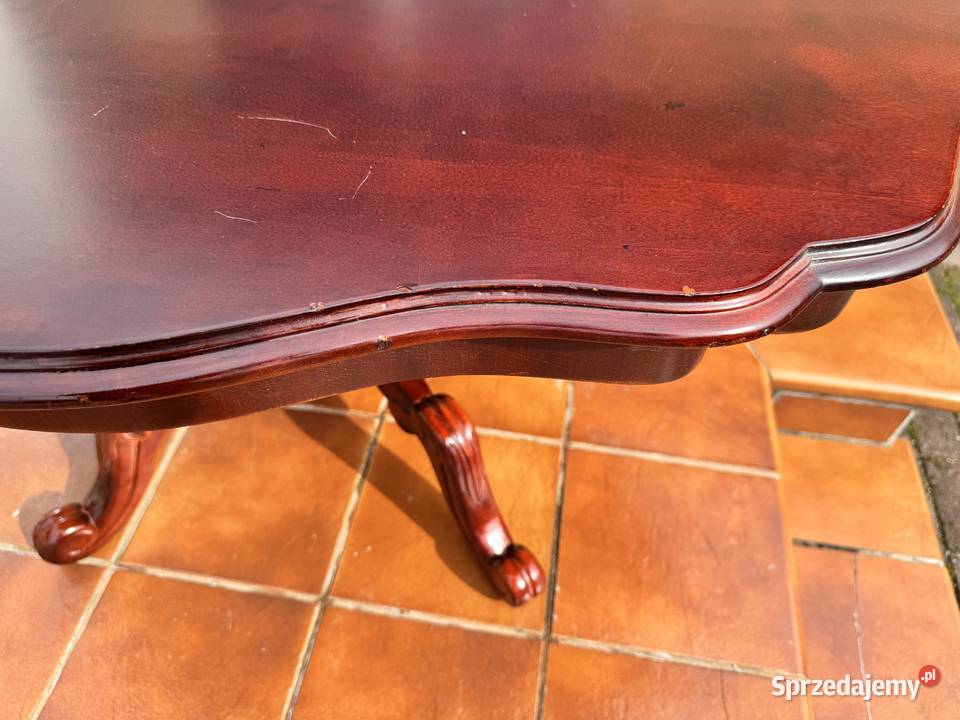 Ława stylowa owalna stolik kawowy Sulbiny