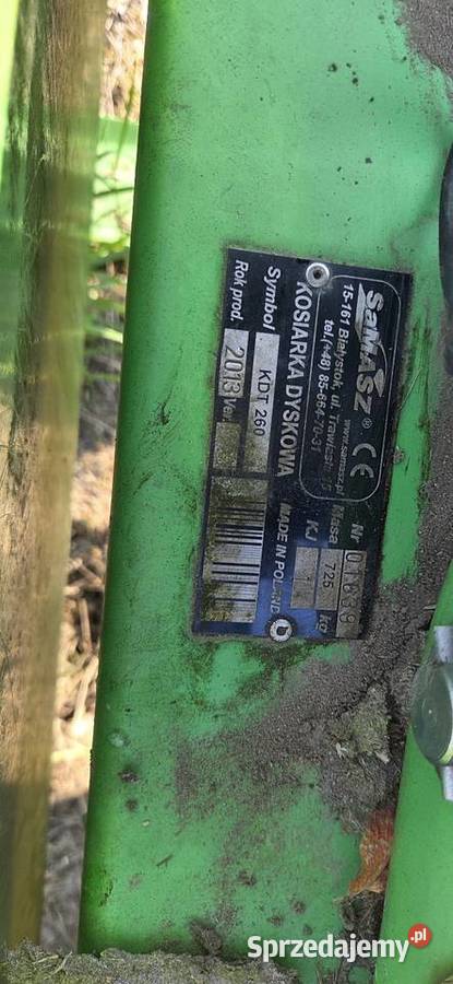 Kosiarka dyskowa SaMASZ KDT 260 Elbląg