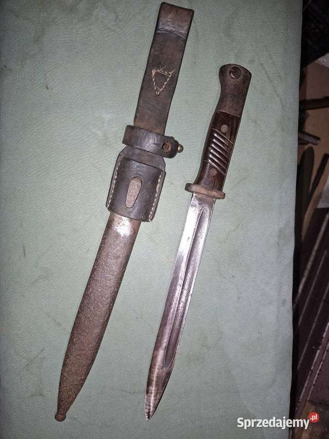 Bagnet Niemiecki Mauser S8498 II Wojna Kielce