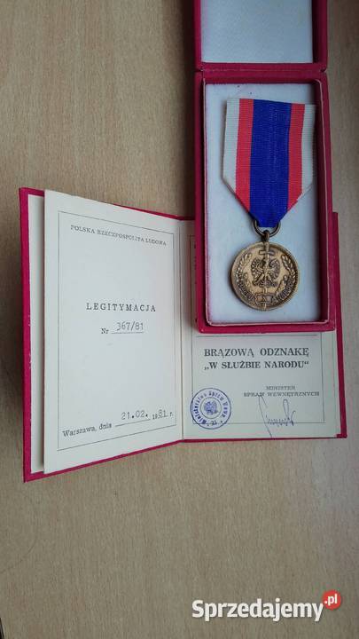 Medal i odznaka MSW Nakło nad Notecią sprzedam