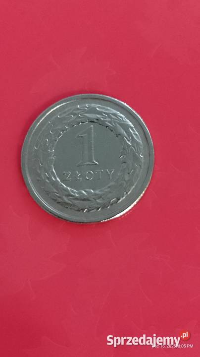 Moneta 1 z 2010 najmniejszy nakład SALE Jastrzębie-Zdrój