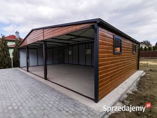 Garaż blaszany 9x5 drewnopodobny Lublin