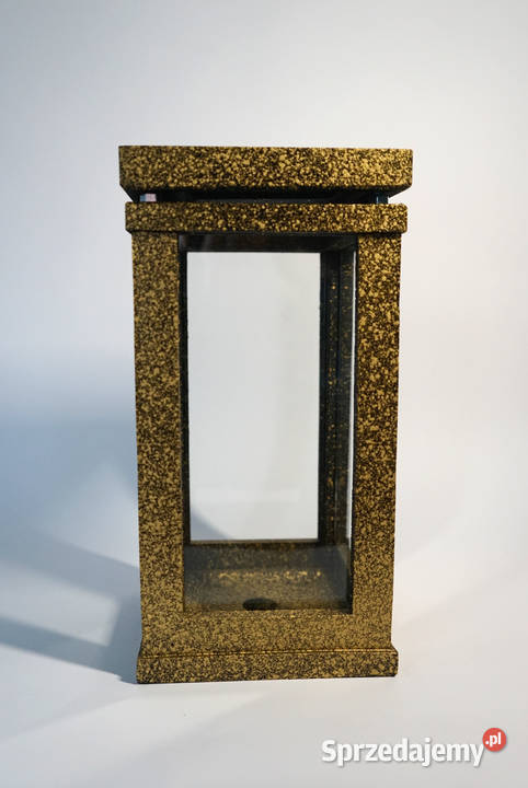 Złoty znicz żywiczny lampion classico Częstochowa