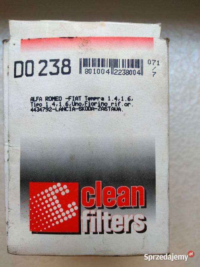 Filtr oleju DO238 Alfa Romeo Fiat Terrara Uno Katowice