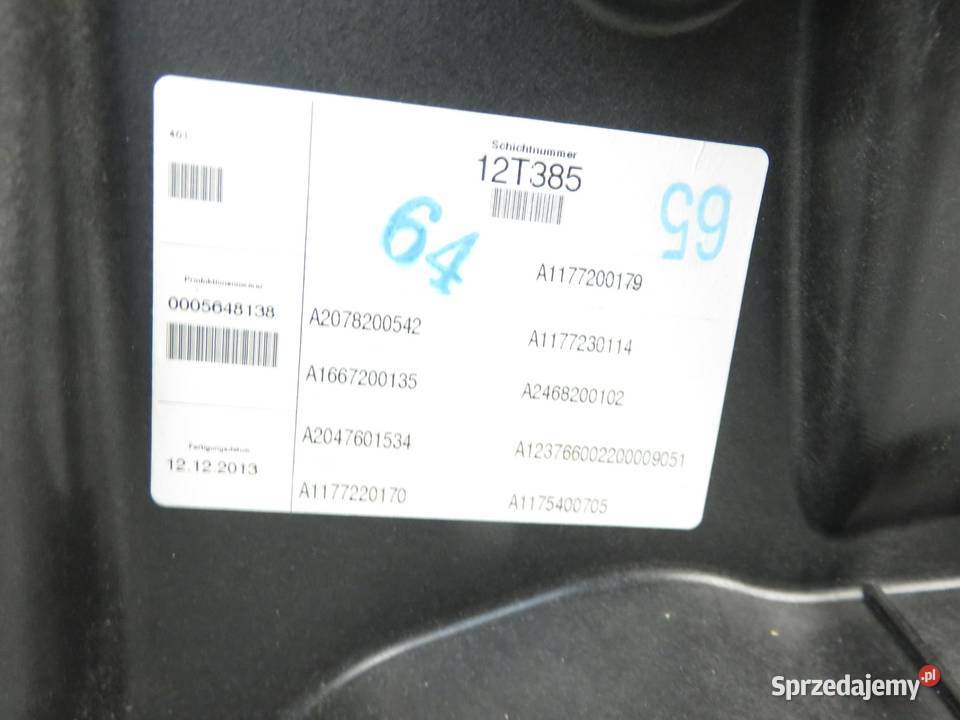 PODNOŚNIK SZYBY LEWY PRZEDNI MERCEDESBENZ CLA