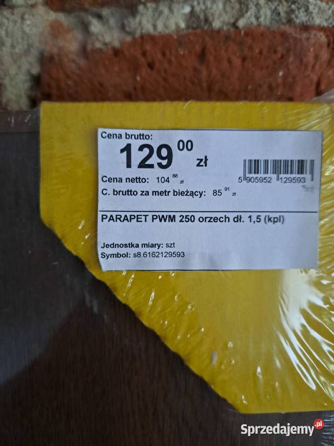 Sprzedam nowy parapet wew Łódź