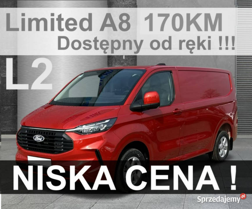 Ford Transit Custom Limited A8 170 Hak Duza immobilizer sprzedam