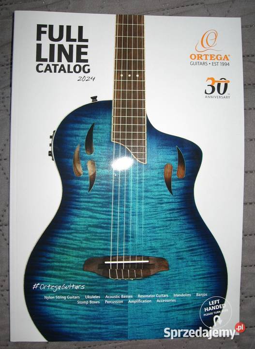 Ortega zestaw katalogów gitar Kępice