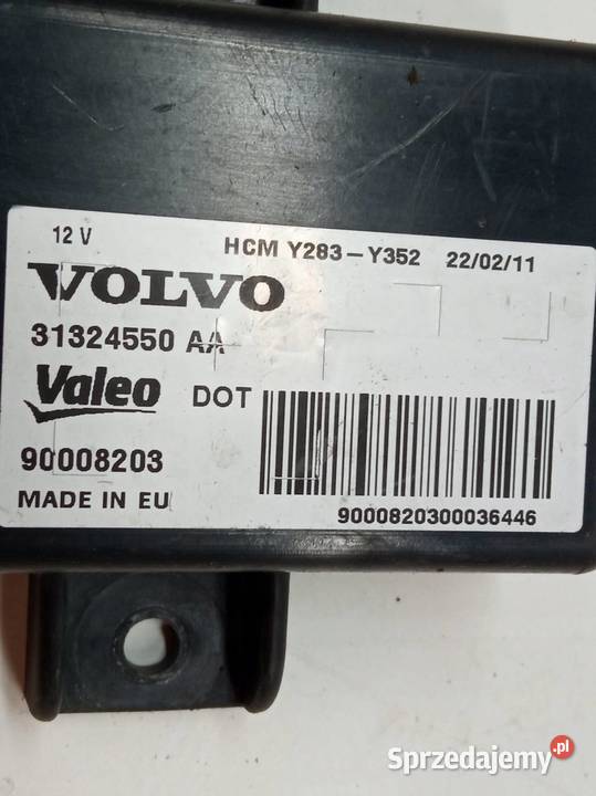 MODUŁ ŚWIATEŁ 31324550 Volvo V60 I 2010