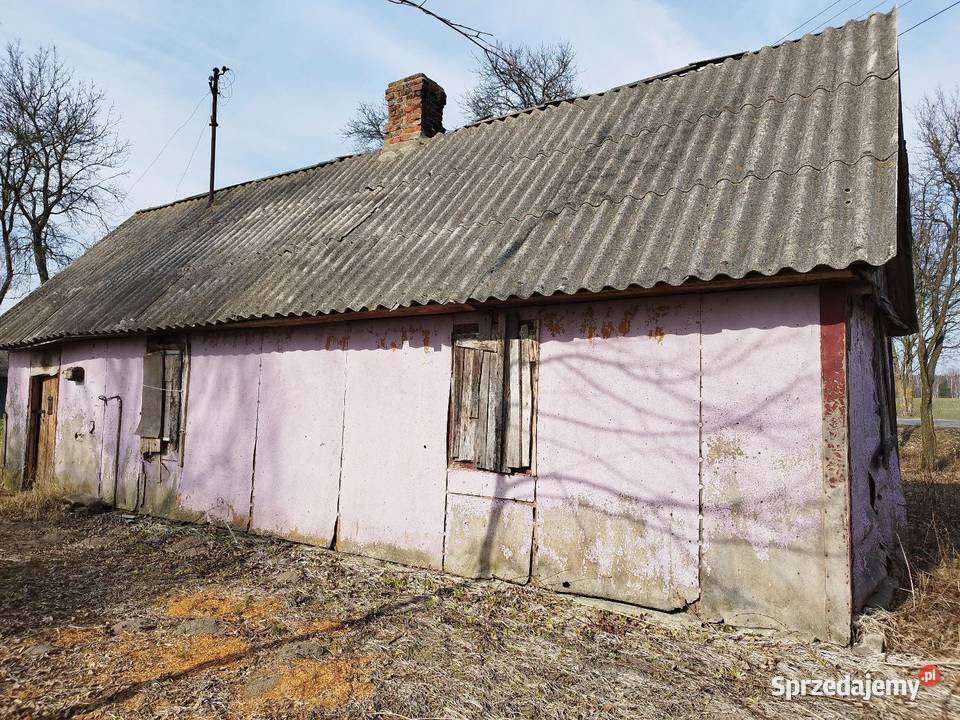 Siedlisko dom drewniany garaż do remontu Niedziałowice Pierwsze