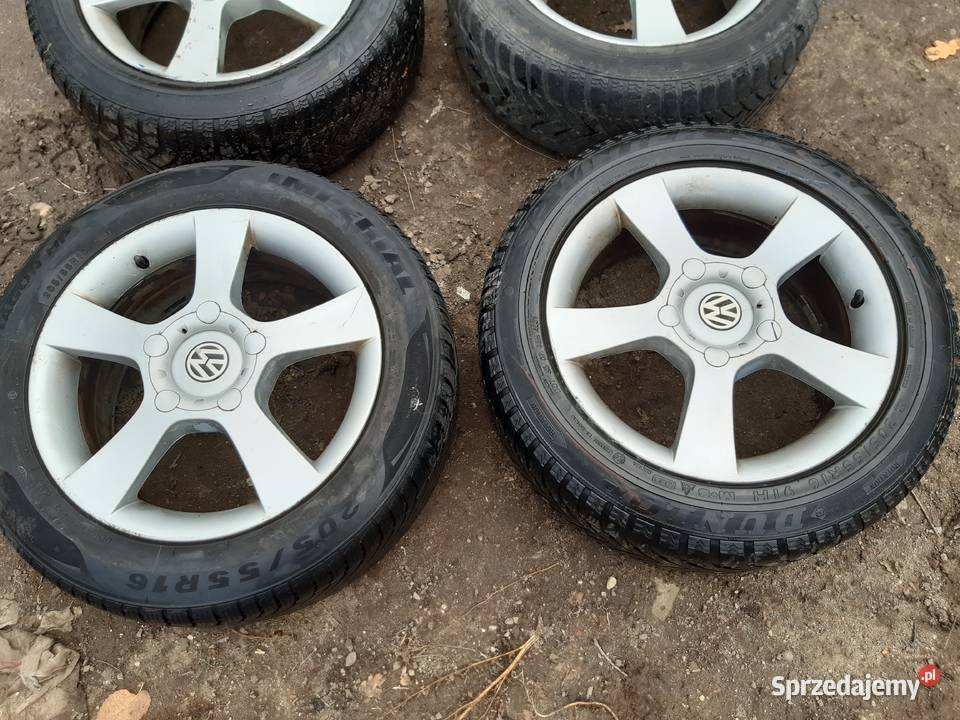 Passat B6 B7 Golf V Felgi aluminiowe alu 16 Średnica 16" Mińsk Mazowiecki