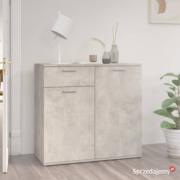 Szafka szarość betonu 80x36x75 materiał Pozostałe Warszawa
