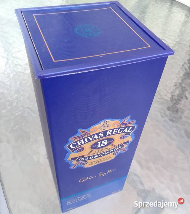 Pudełko Opakowanie Karton Etui whisky CHIVAS Rewal sprzedam