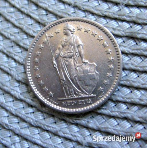 Szwajcaria 2 Franki 1974r Kalisz sprzedam