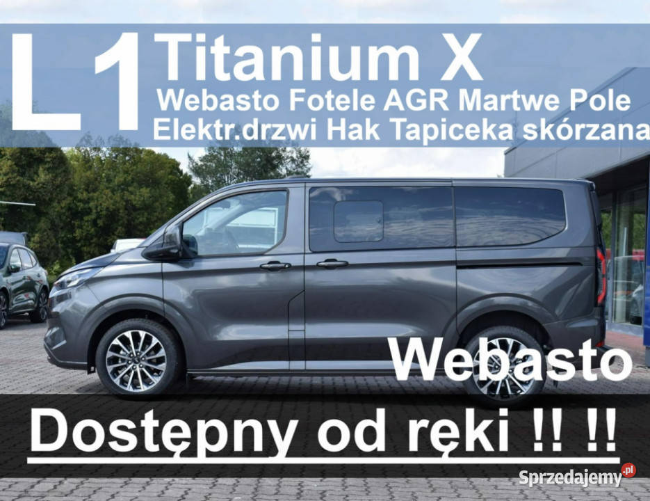 Ford Tourneo Custom L1 Titanium X 4x4 Super ręki Szczecinek