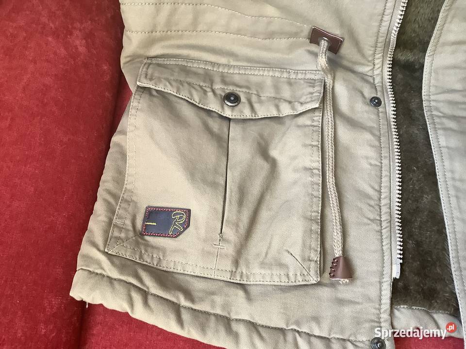 Kurtka meska ciepla z kapturem i z ciekawym Szczecin