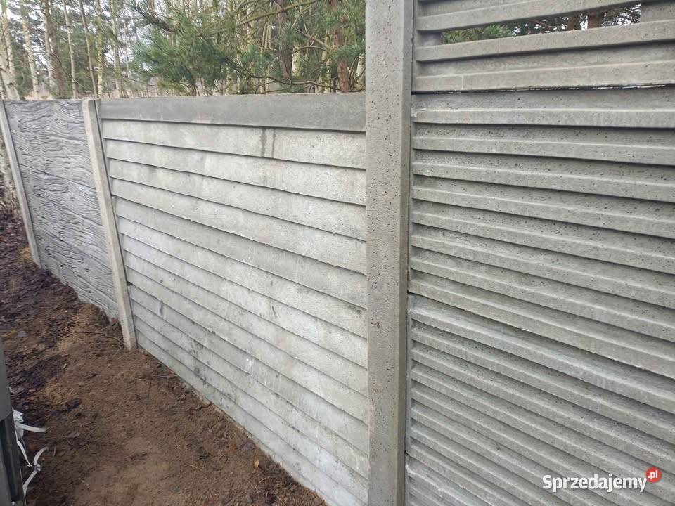 Ogrodzenie betonowe Płyta betonowa 50200 Brończany