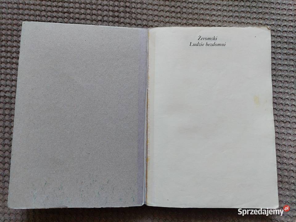 lektura Ludzie bezdomni Stefan Żeromski Kraków