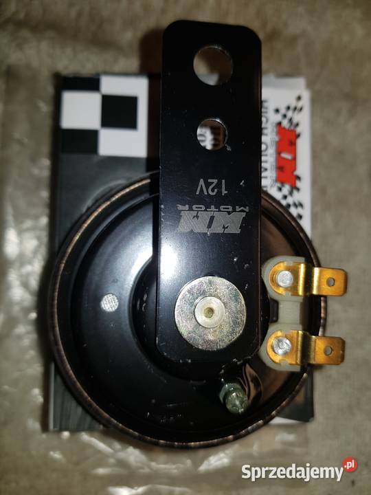 Klakson sygnał motocyklowy 12V Układ elektryczny, zapłon Łask sprzedam