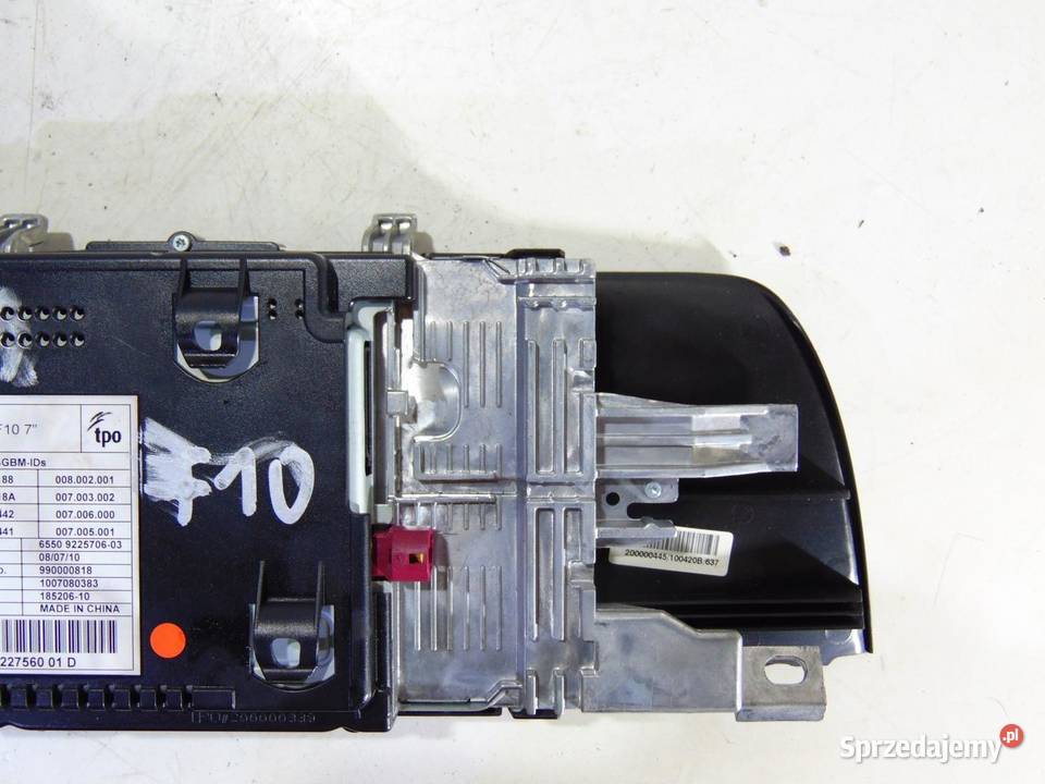WYŚWIETLACZ NAWIGACJI BMW F10 9227560 osobowe