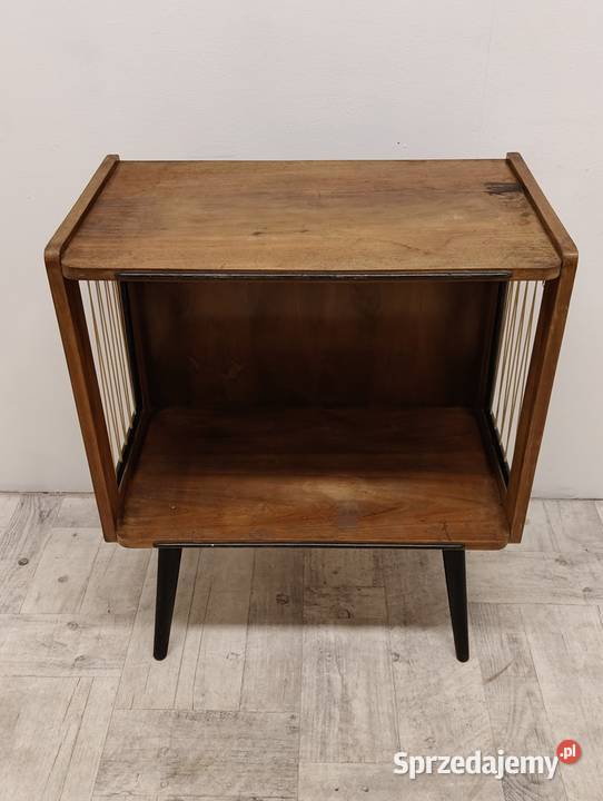 stolik radiowy PRL żyłki patyczak vintage design Radomsko