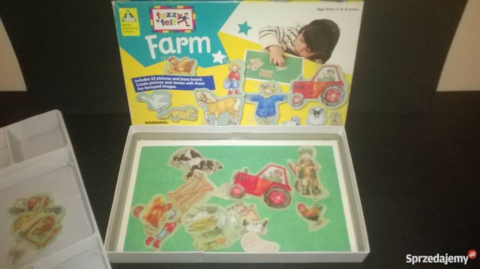 Układanka zwierzęta flanelograf warmińsko-mazurskie Olsztyn