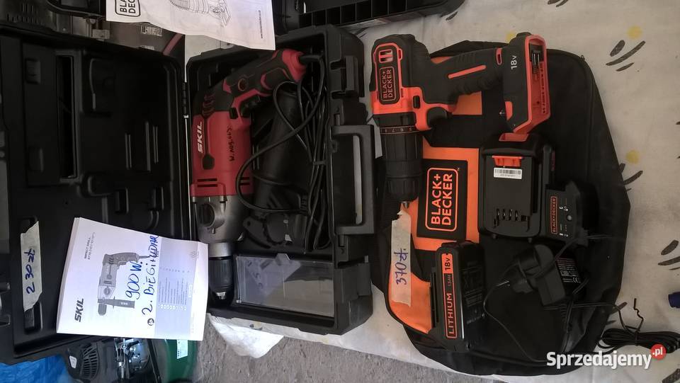 wiertarko wkrętarka firmy BlackDecker z udarem mazowieckie Mińsk Mazowiecki