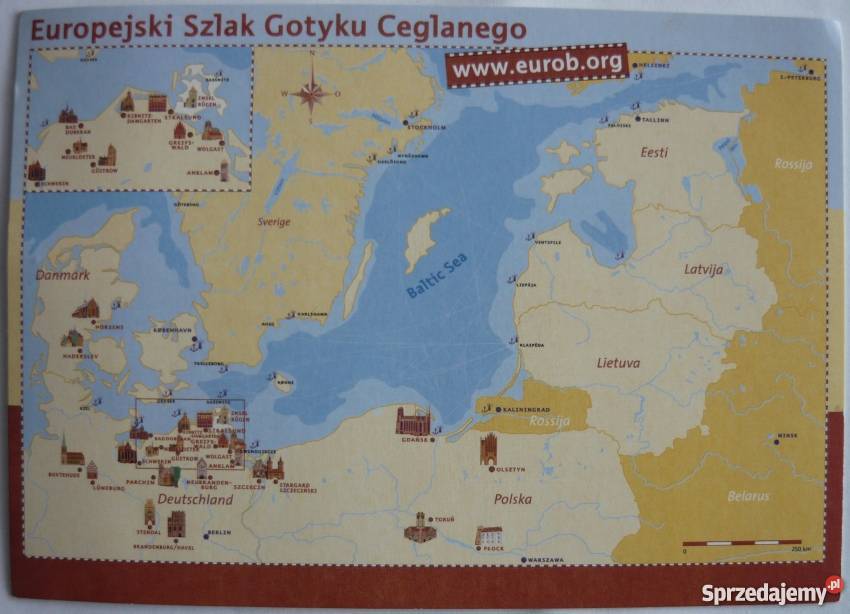 POCZTÓWKA EUROPEJSKI SZLAK GOTYKU Bytów
