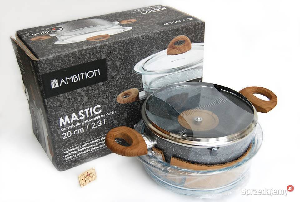 Ambition Mastic 20 nowy szklany garnek do Garnki i szybkowary Lublin