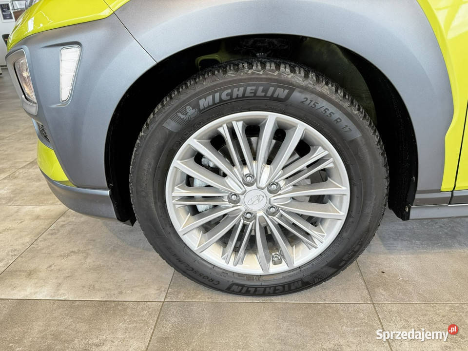 Hyundai Kona 16TGDI 177 DCT 2020 r salon I elektryczne lusterka Myślenice sprzedam