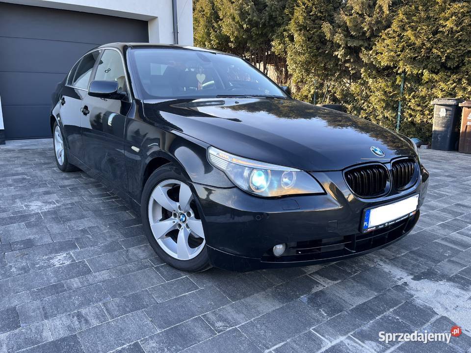 BMW E60 30D Automat Czarna Sedan Zadbana Seria 5 Toruń