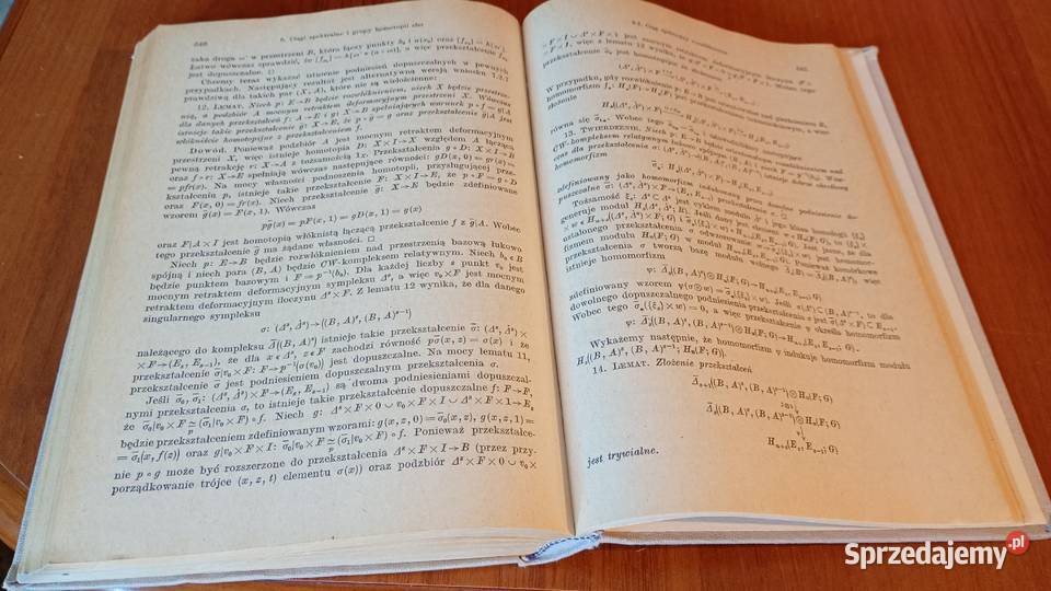 Topologia algebraiczna Edwin H Spanier pomorskie Gdańsk