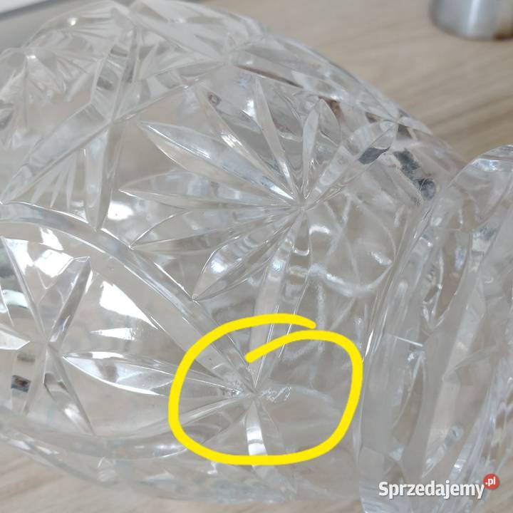 duża karafka kryształowa Bukowno