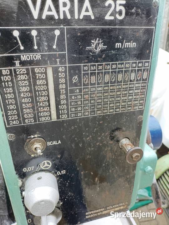 Wiertarka kolumnowa kadłubowa Mk 3 Webo PK 203 Produkcja Maków Podhalański