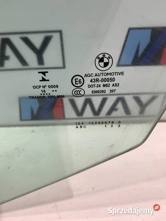 BMW F11 SZYBA PRZEDNIA LEWA DRZWI ORYGINAŁ