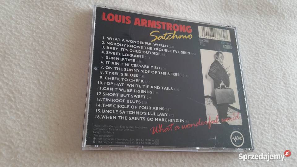 LOUIS ARMSTRONG Satchmo What a wonderful world