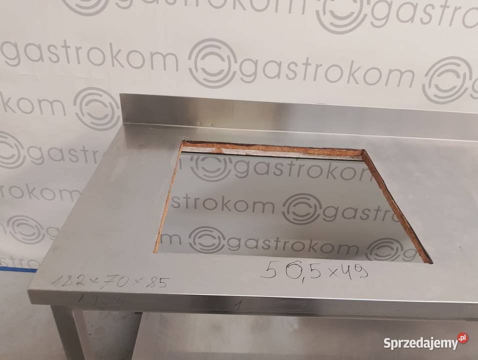 Stół z otworem na płytę grzewczą 182x70x85 Gastronomia Wrocław sprzedam