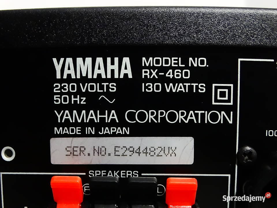 Yamaha RX460 RS amplituner stereo Japan