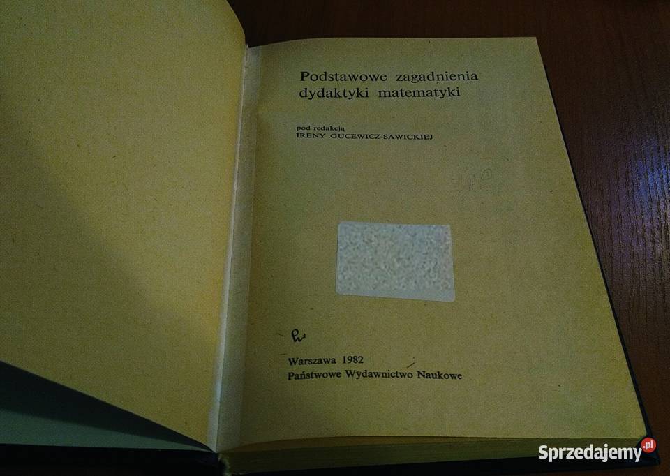 Podstawowe zagadnienia dydaktyki matematyki materiały dla nauczyciela pomorskie Gdańsk