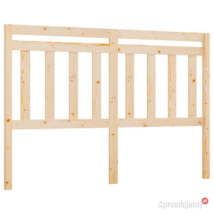 Wezgłowie łóżka 126x4x100 lite drewno sosnowe Warszawa