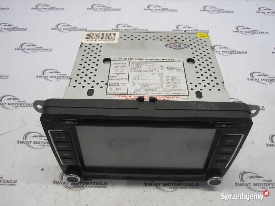 VW GOLF VI LIFT 11r ekran wyświetlacz radio CD świętokrzyskie sprzedam
