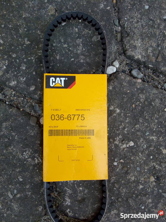 Pas pasek CAT Caterpillar 0366775 Części do maszyn budowlanych Jastrzębie-Zdrój